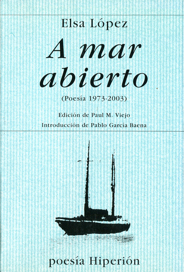 A mar abierto (poesía 1973-2000), de López | portada del libro