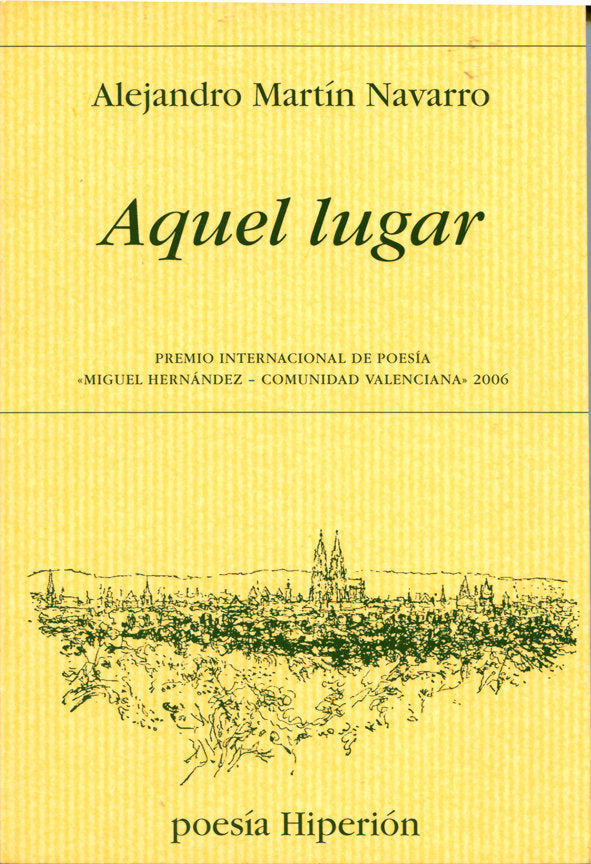 Aquel lugar, de Martín Navarro | portada del libro