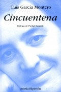 CINCUENTENA, de GARCIA MONTERO | portada del libro