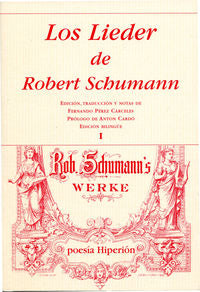LIEDER DE ROBERT SCHUMANN I, LOS, de Schumann | portada del libro