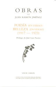 O.C. Juan Ramón Jiménez poesía belleza, de JIMENEZ | portada del libro