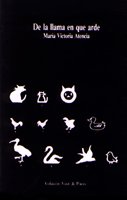 De la llama en que arde, de Atencia | portada del libro