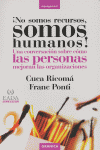 ¡No somos recursos, somos humanos!, de PONTI | portada del libro