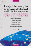 Los gobiernos y la responsabilidad social de las empresas, de AA.VV. | portada del libro