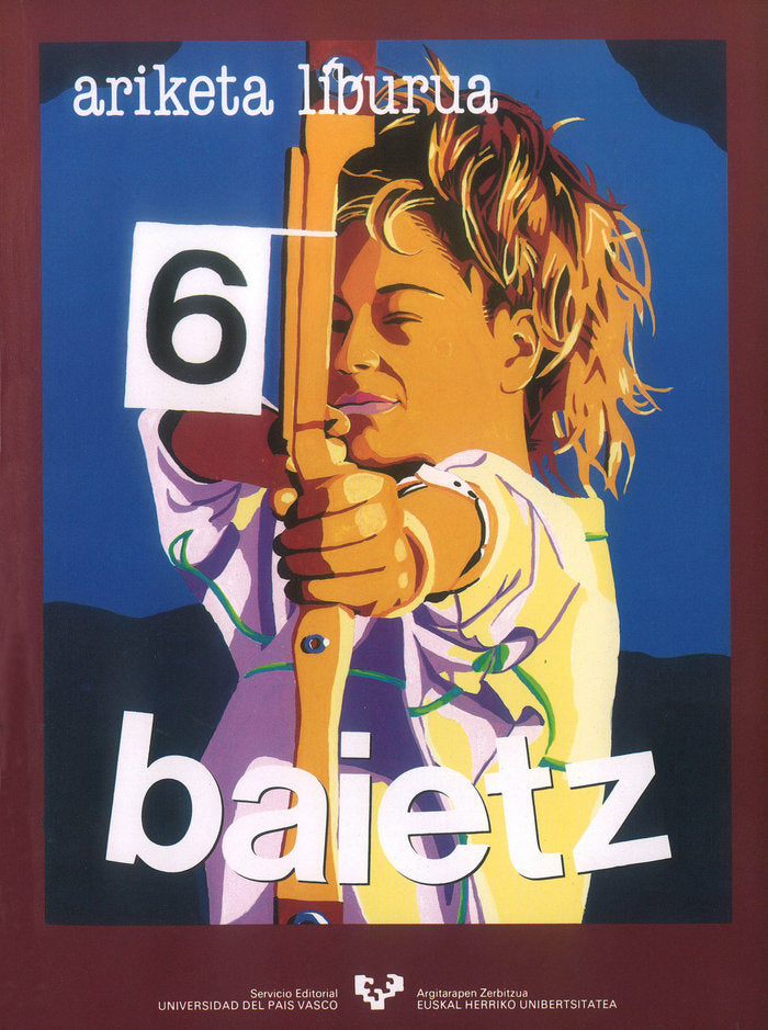 Baietz 6. Ariketa liburua, de Etxebarria Legina | portada del libro
