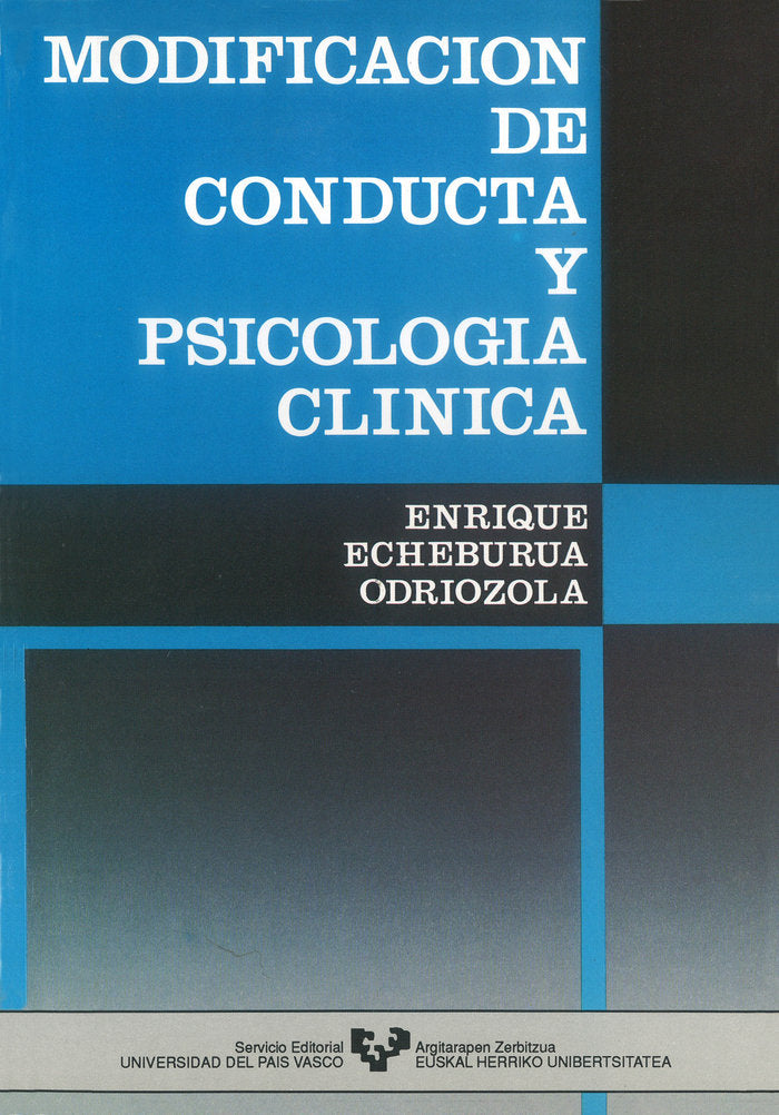 Modificación de conducta y psicología clínica, de Echeburua Odriozola, Enrique | portada del libro