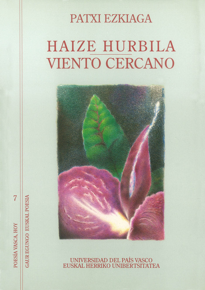 Haizea hurbila - Viento cercano, de Ezkiaga Lasa, Patxi | portada del libro