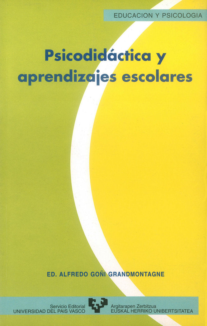 Psicodidáctica y aprendizajes escolares, de AA.VV. | portada del libro