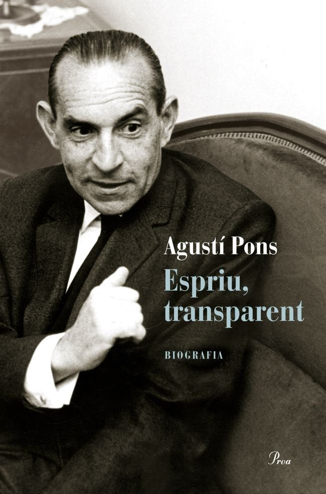 Espriu, transparent, de Pons Mir, Agustí | portada del libro