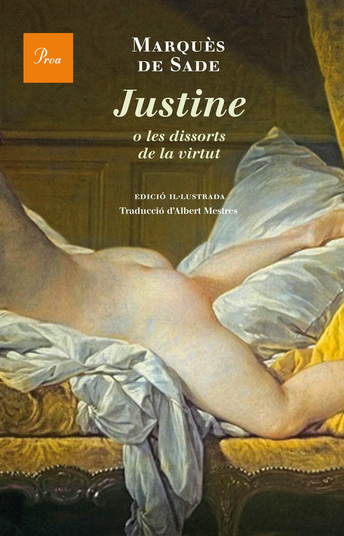 Justine o les dissorts de la virtut, de Marqués de Sade | portada del libro