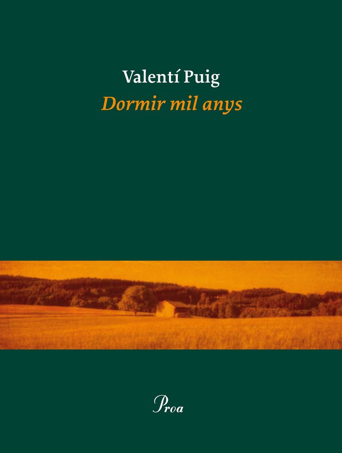 Dormir mil anys, de Puig Mas | portada del libro