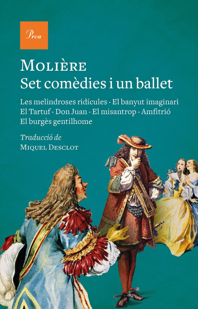 SET COMEDIES I UN BALLET, de MOLIERE | portada del libro
