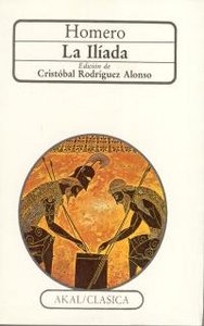 ILIADA (CLASICA), de Homero | portada del libro