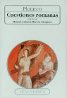 CUESTIONES ROMANAS, de Plutarco | portada del libro