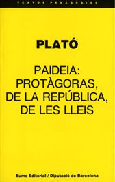 Paideia: Protàgoras, de la República, de les Lleis, de Platón | portada del libro