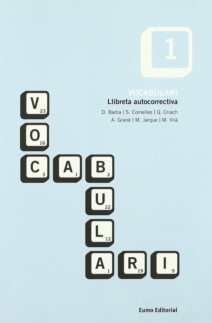 Vocabulari 1, de Badia Armengol, Dolors | portada del libro