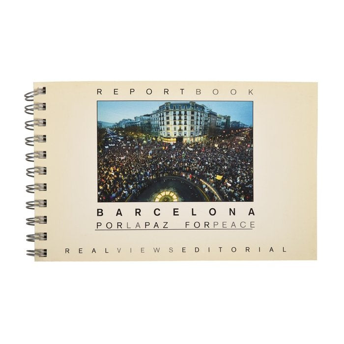 BARCELONA POR LA PAZ REPORT BOOK | portada del libro