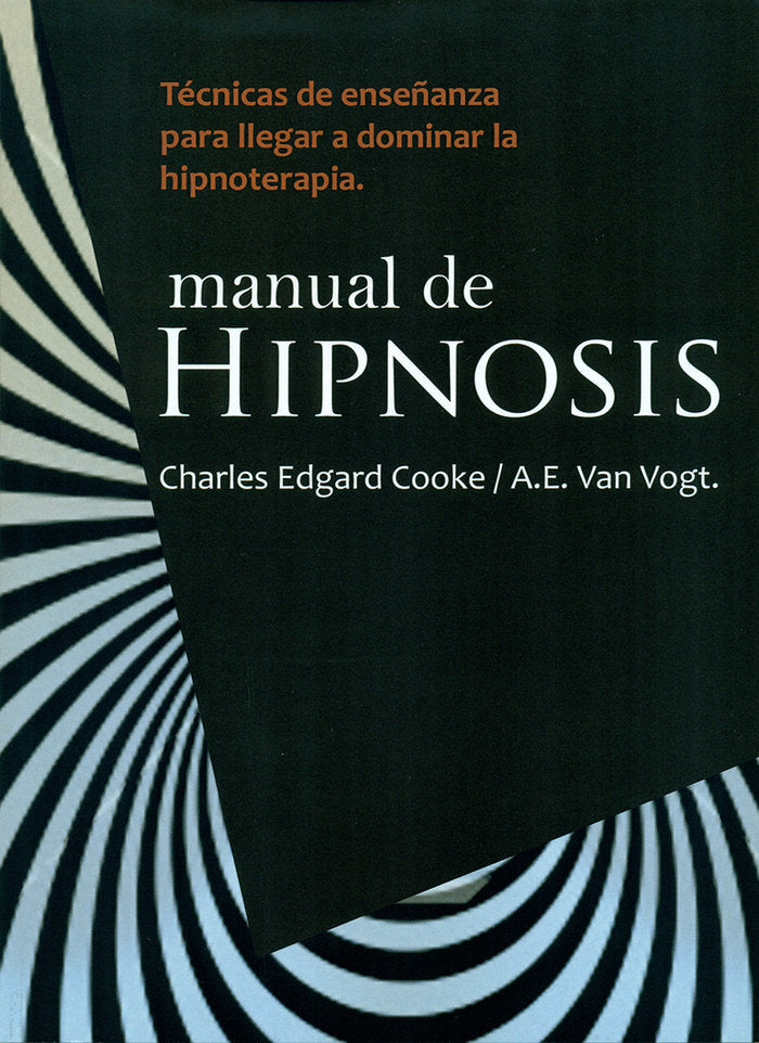 MANUAL DE HIPNOSIS, de CHARLES COOKE | portada del libro