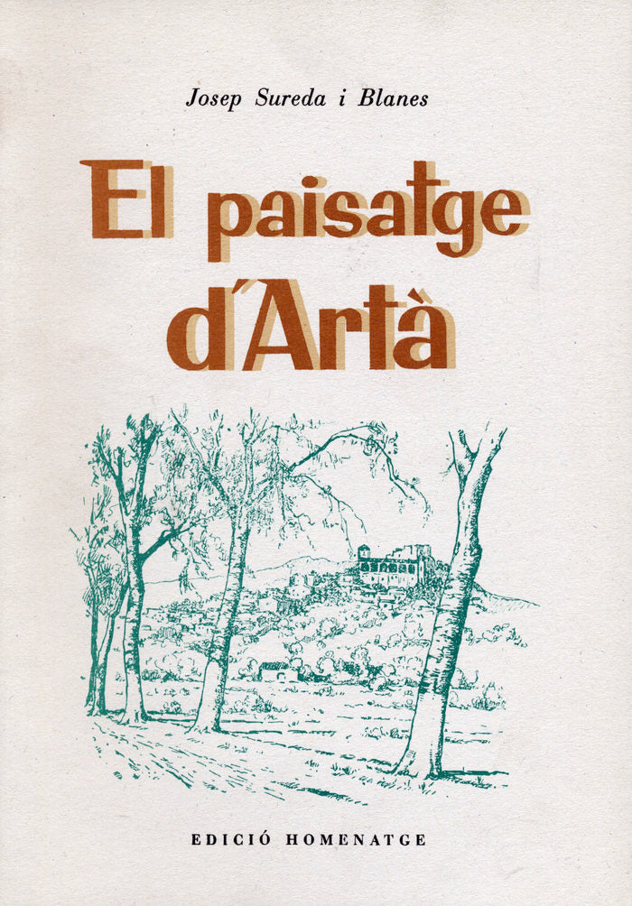 El paisatge dÆArtà, de SUREDA I BLANES | portada del libro