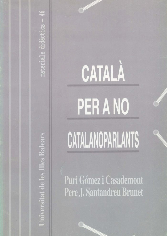CATALA PER A NO CATALANOPARLANTS, de GOMEZ I CASADEMONT | portada del libro