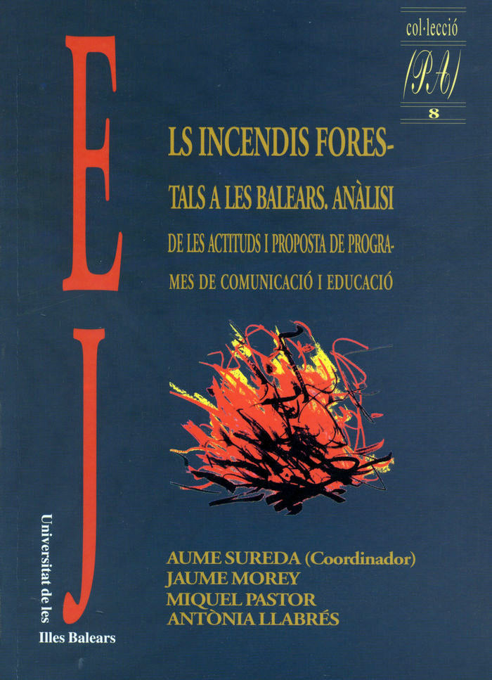 ELS INCENDIS FORESTALS A LES BALEARS, de SUREDA | portada del libro
