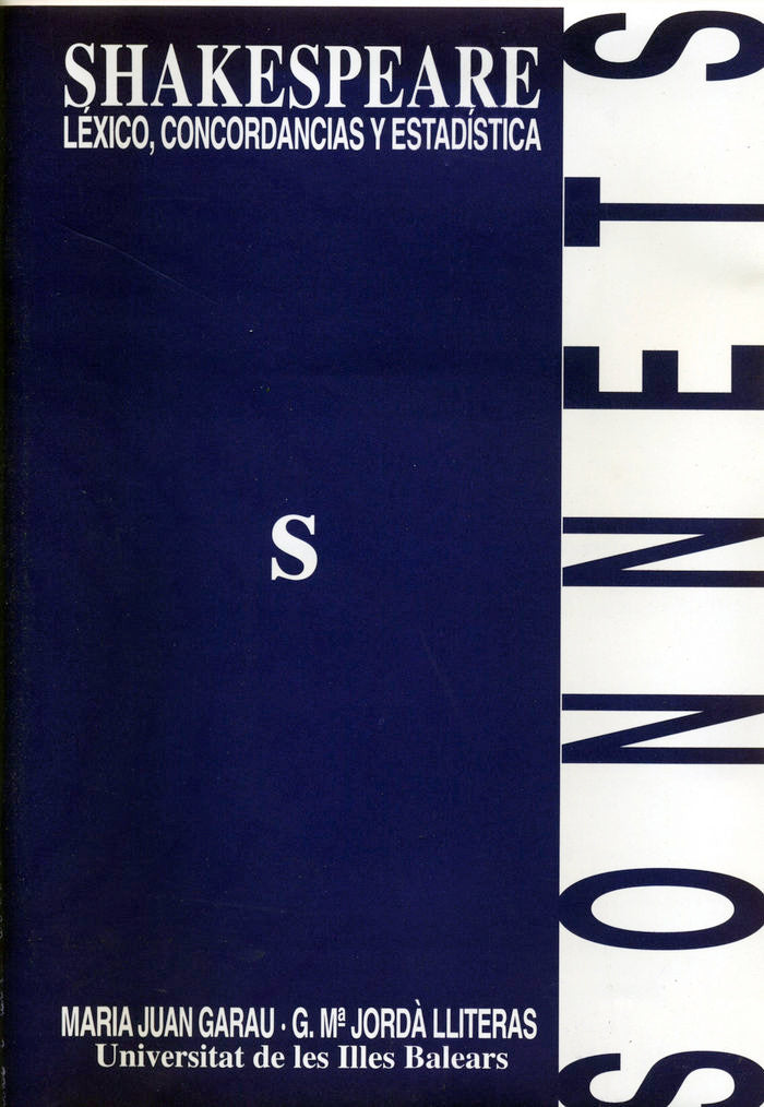 SHAKESPEARE SONNETS, de JUAN GARAU | portada del libro