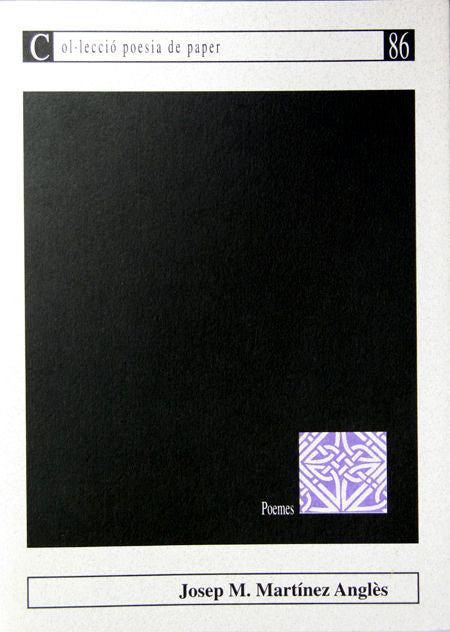 Poemes de Josep M. Martínez Anglès, de Martínez Anglès | portada del libro