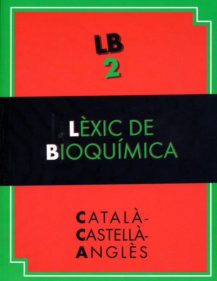 Lèxic de bioquímica, de Ramon Andreu | portada del libro