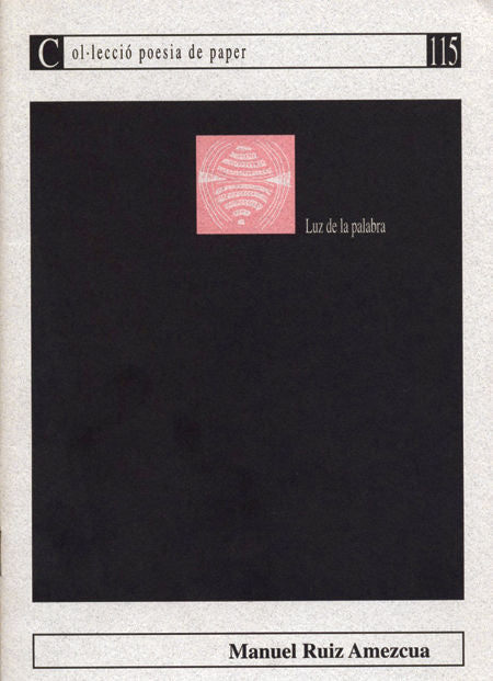 Luz de palabra, de Ruiz Amezcua | portada del libro
