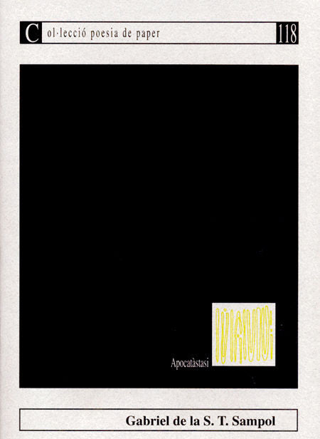 Apocatàstasi, de Sampol | portada del libro