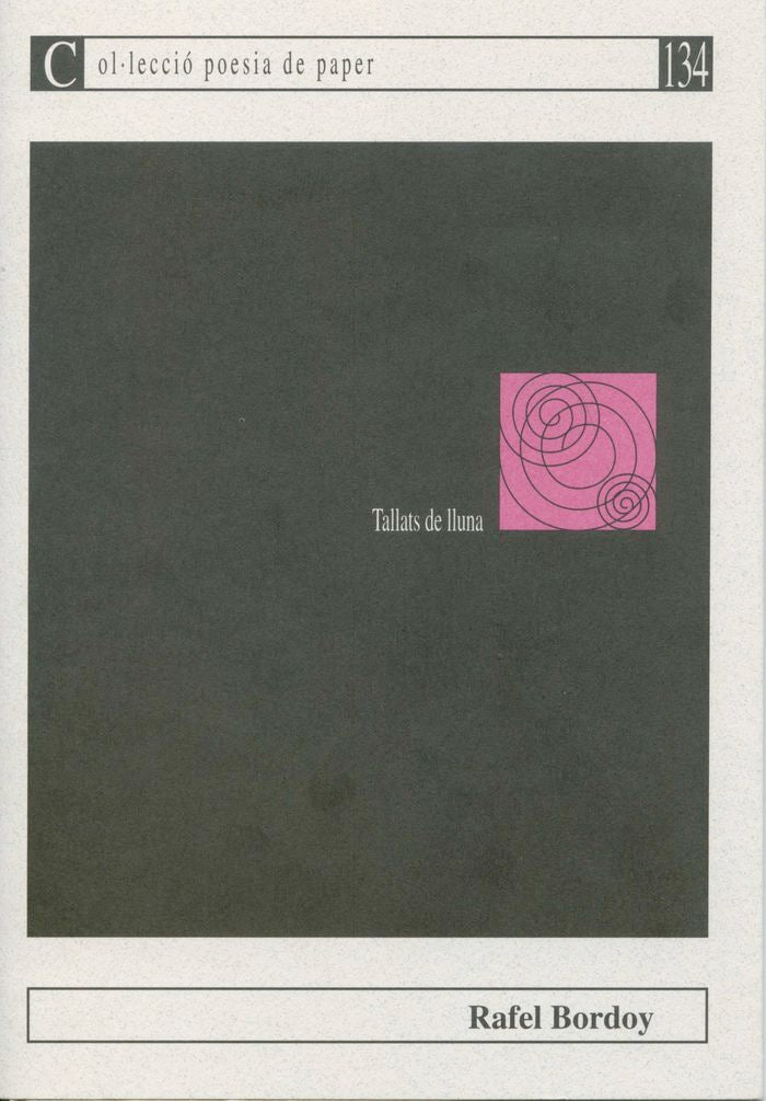 Tallats de lluna, de Bordoy i Pomar, Rafel | portada del libro