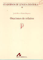 Oraciones de relativo (p), de Porto Dapena, José Álvaro | portada del libro
