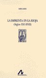 La imprenta en La Rioja (siglos XVI-XVII), de Marsá Vila, María | portada del libro