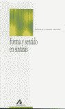 Forma y sentido en sintaxis, de Gutiérrez Ordóñez, Salvador | portada del libro