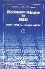 DICCIONARIO BILINGUE DE USO ESPAÑOL-PORTUGUES/PORTUGUES-ESPAÑOL (2 VOLS.), de MORENO | portada del libro