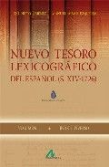 Nuevo Tesoro Lexicográfico del Español (S. XIV-1726), de Nieto Jiménez, Lidio y Alvar Ezquerra, Manuel | portada del libro