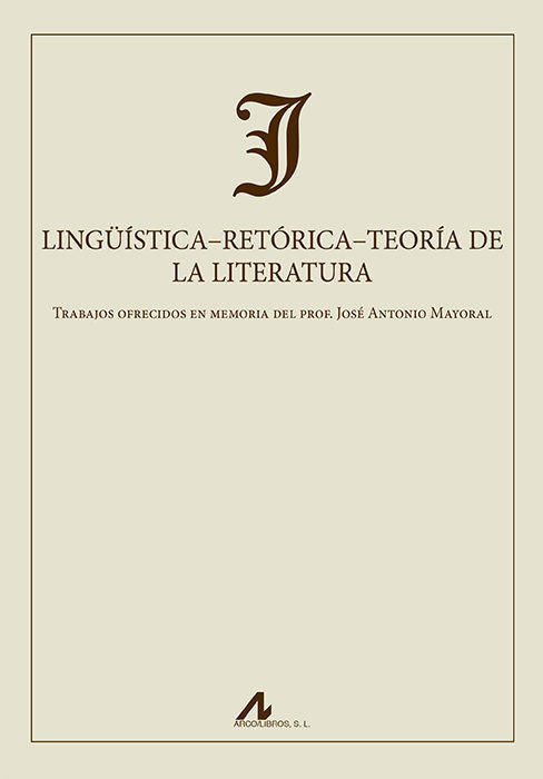 Lingüística-Retórica-Teoría de la Literatura, de Varios autores | portada del libro