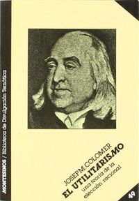 El utilitarismo, de Colomer | portada del libro