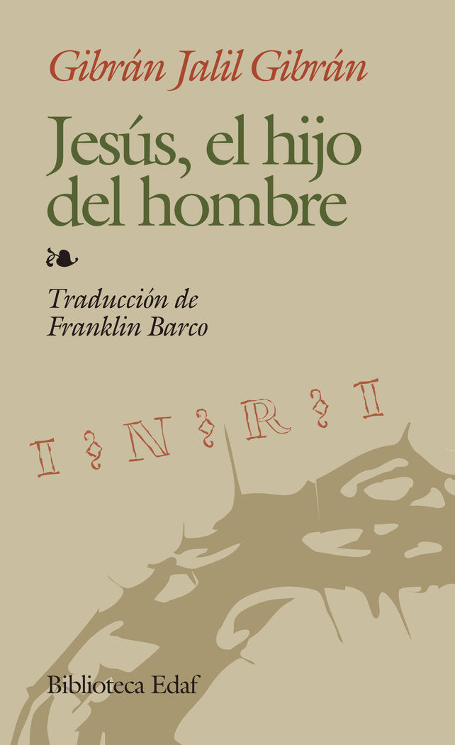 Jesús, el hijo del hombre, de Jalil Gibrán | portada del libro