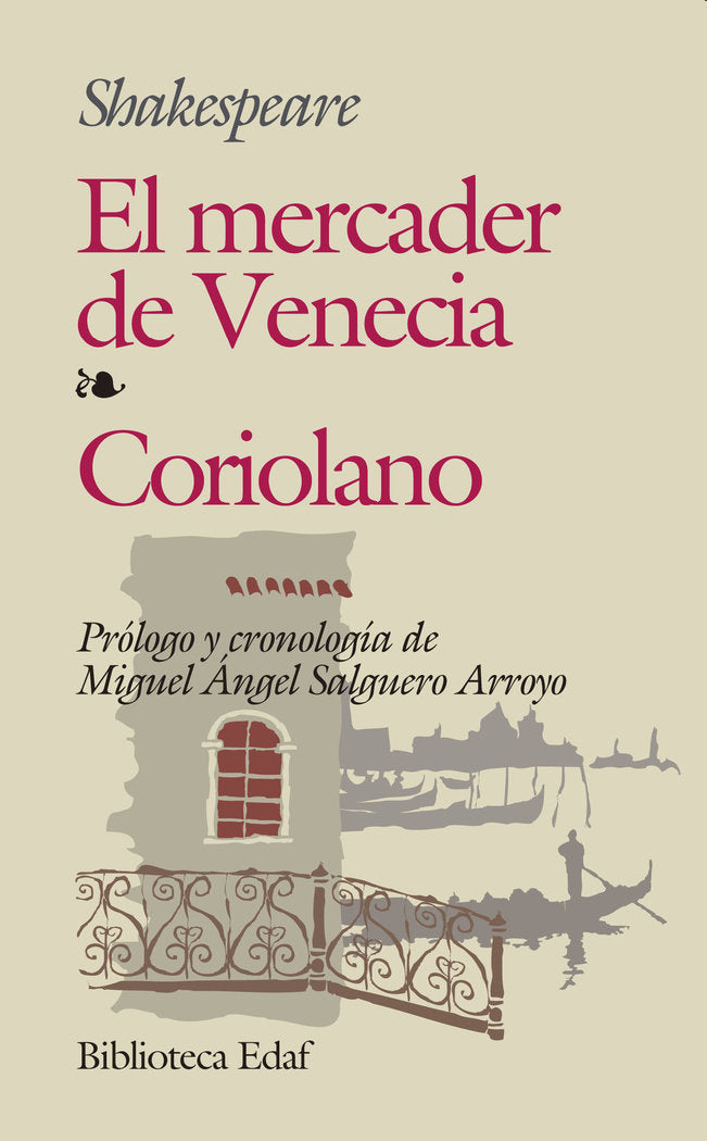 El mercader de Venecia. Coriolano, de Shakespeare, William | portada del libro