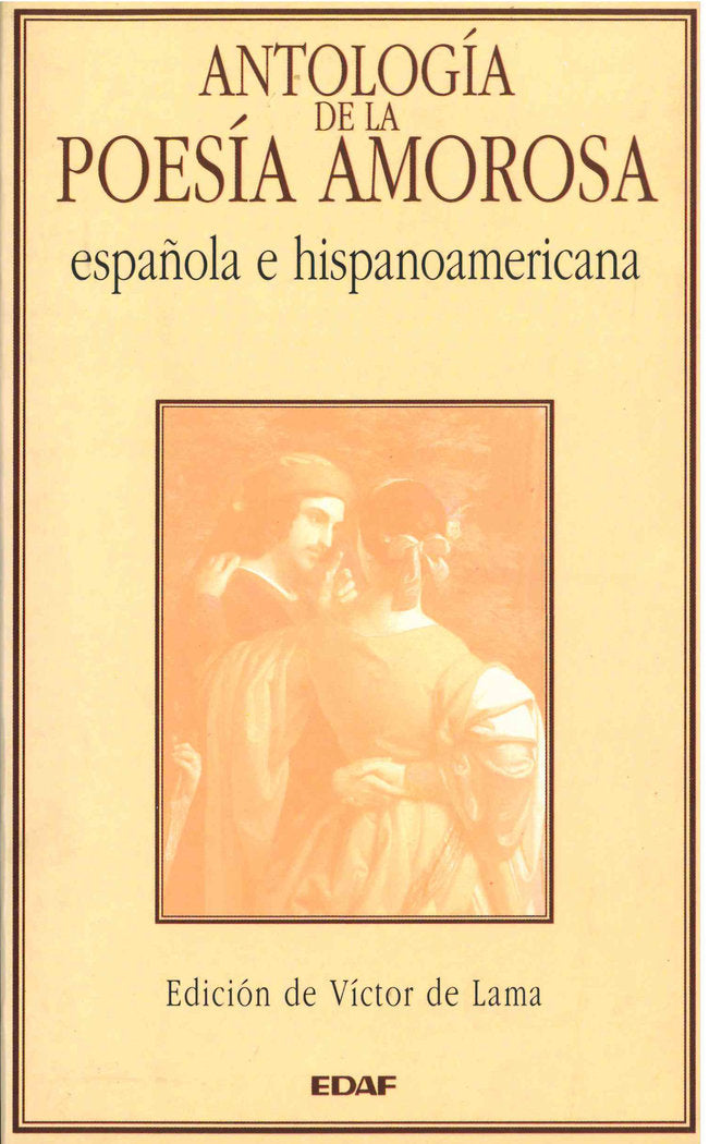 Antología de la poesía amorosa española e hispanoamericana | portada del libro