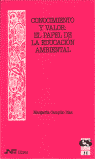 Conocimiento y valor. El papel de la educación ambiental, de Campillo Díaz, Margarita | portada del libro