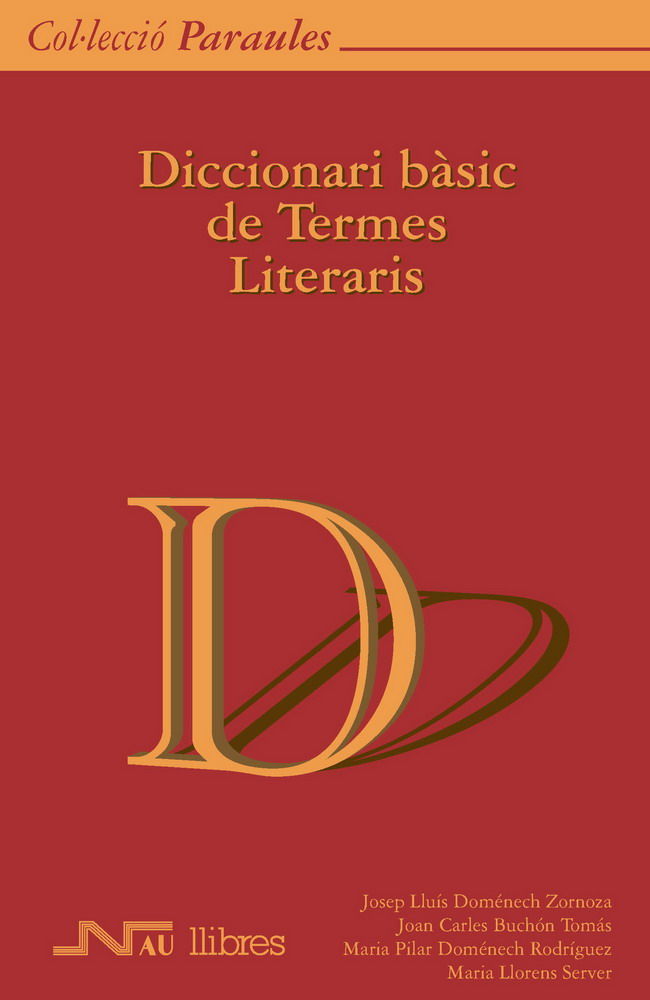 Diccionari bàsic de termes literaris, de Doménech Zornoza | portada del libro