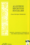 Algunos escritos sociales, de Pestalozzi, J. E. | portada del libro