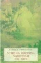 SOBRE LA DOCTRINA TRADICIONAL DEL ARTE SP-7 **, de Ananda K. Coomaraswamy | portada del libro