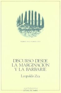 DISCURSO DESDE LA MARGINACION Y LA BARBARIE, de ZEA | portada del libro