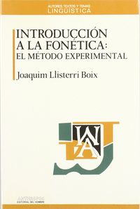 INTRODUCCION A LA FONETICA, de LLISTERRI BOIX | portada del libro