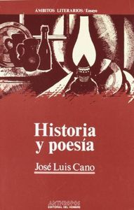 Historia y poes¡a, de CANO | portada del libro
