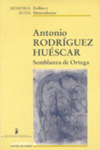 SEMBLANZA DE ORTEGA, de RODRIGUEZ HUESCAR | portada del libro