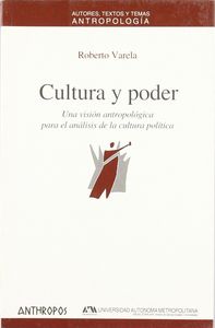 CULTURA Y PODER, de VARELA | portada del libro